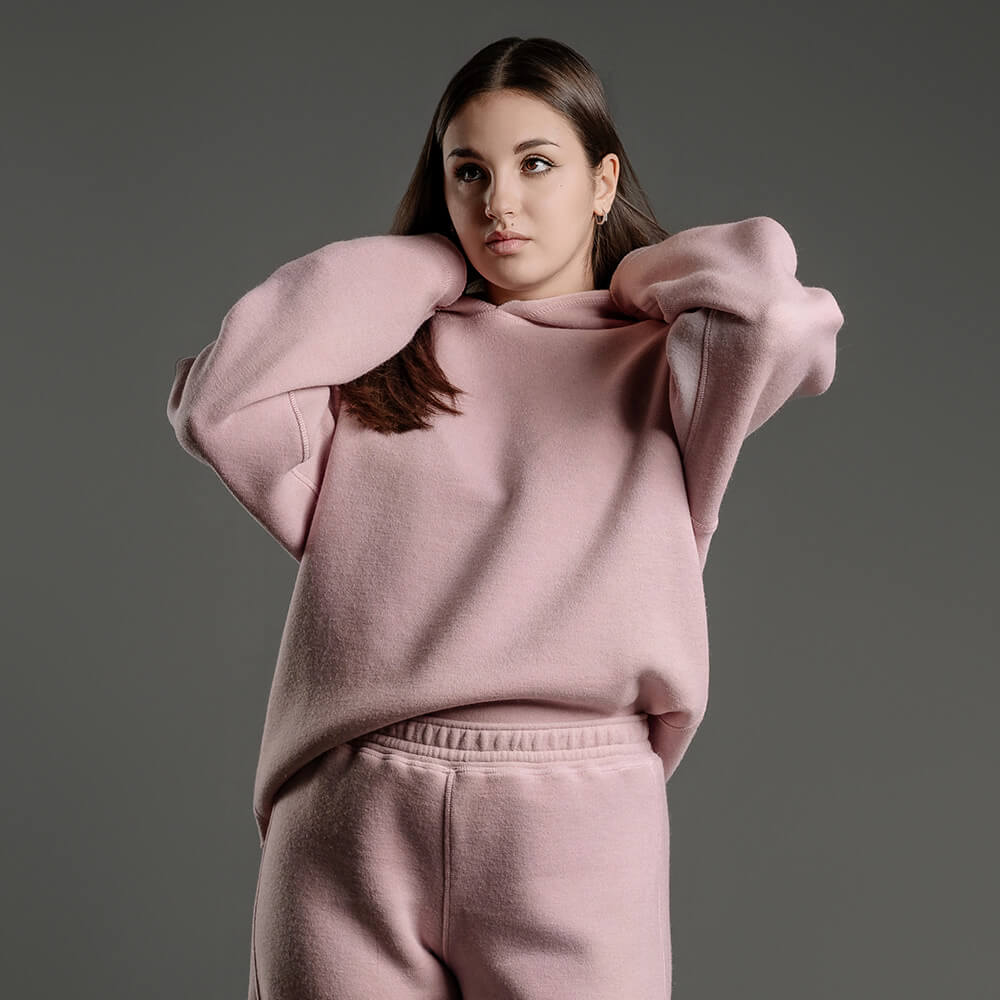 IFM033 - Felpa Duplex Unisex Burro-Rosa
