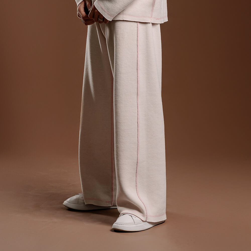 IFP038 - Pantalone Duplex Burro-Rosa