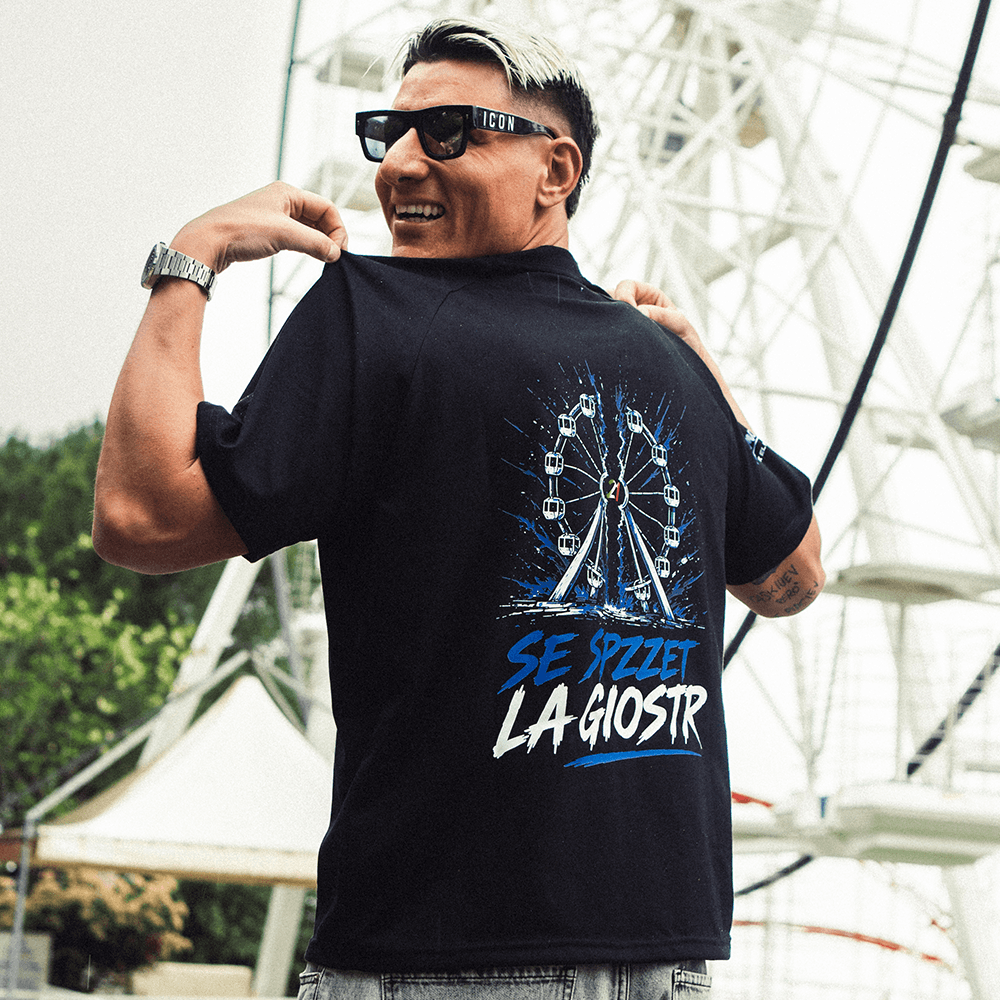 MAGMAS x EL POMBO - SE SPZZET LA GIOSTR NERO-AZZURRO