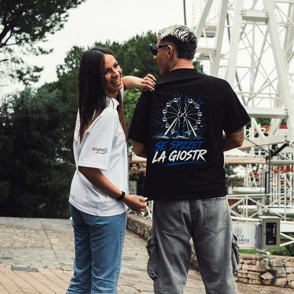 MAGMAS x EL POMBO - SE SPZZET LA GIOSTR NERO-AZZURRO
