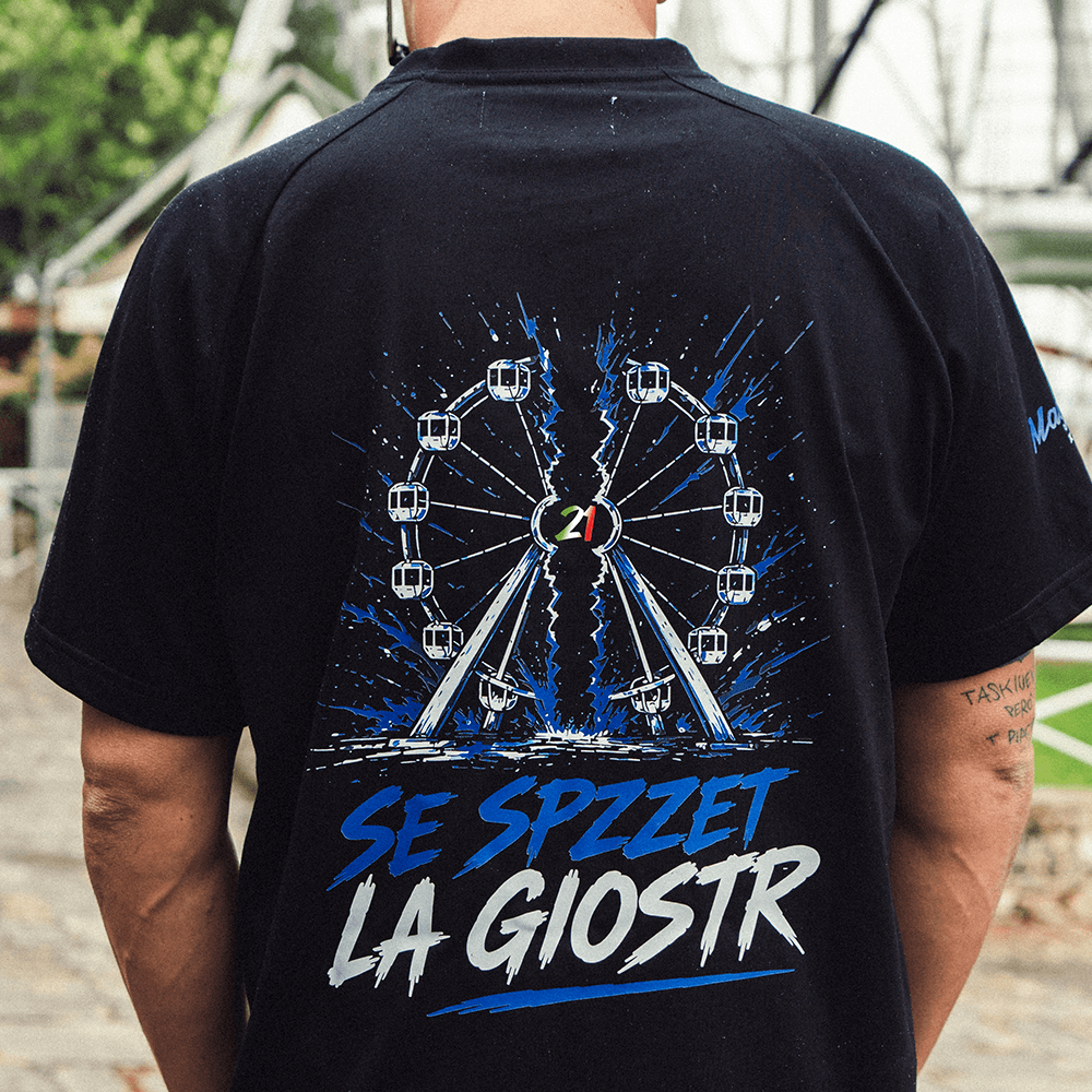 MAGMAS x EL POMBO - SE SPZZET LA GIOSTR NERO-AZZURRO